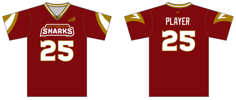San Francisco Sharks Custom HexaFlex ESport Jersey #J2