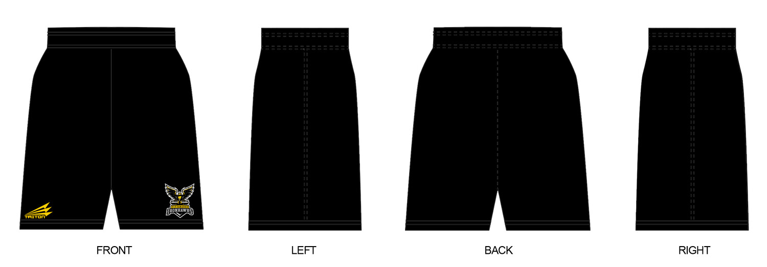 Pittsburg Ironhawks Custom Revolution Pocket Shorts #RV1