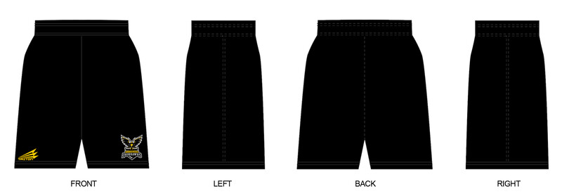 Pittsburg Ironhawks Custom Revolution Pocket Shorts #RV1