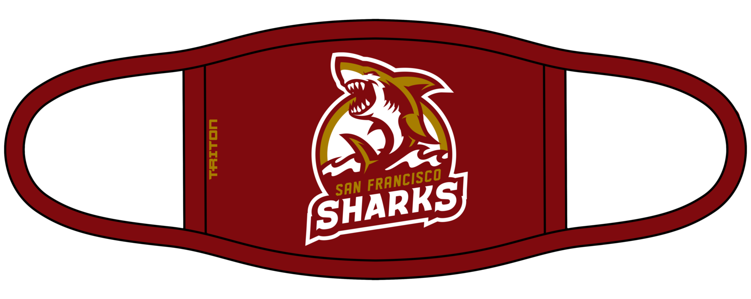 San Francisco Sharks Custom Face Mask #FM1