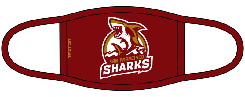 San Francisco Sharks Custom Face Mask #FM1