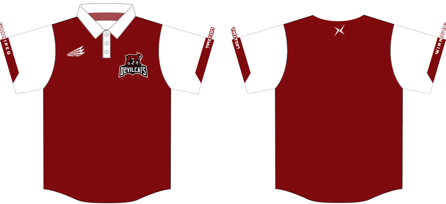 Winnipeg Devilcats  Custom HyperPolo #HP1