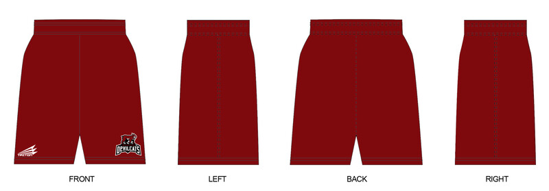 Winnipeg Devilcats Custom Revolution Pocket Shorts #RV1