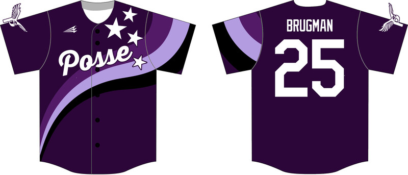 Purple Posse Custom HexaFlex Baseball Jersey #J1