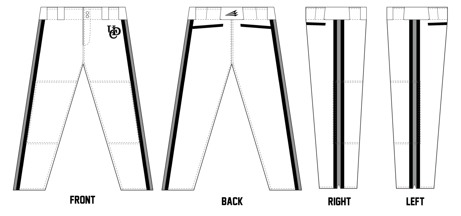 Upper Deck Cougars Stacheman Elite Custom Pro-Fit Baseball Pant #BP4G