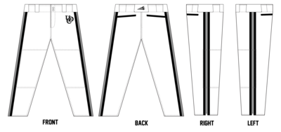 Upper Deck Cougars Stacheman Elite Custom Pro-Fit Baseball Pant #BP4G