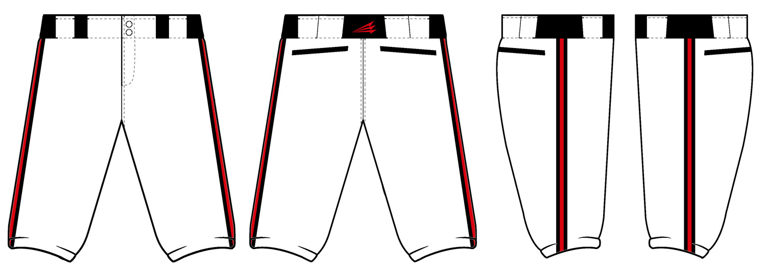 Lubbock Bombers Custom Knicker Baseball Pant #BP6B