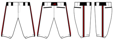 Lubbock Bombers Custom Knicker Baseball Pant #BP6B