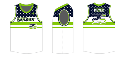 Sac County Bandits Custom HexaFlex Basketball Jersey #J4B