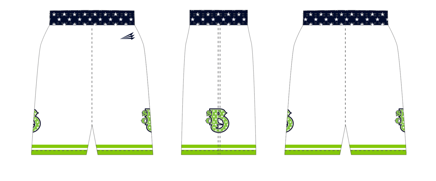 Sac County Bandits Custom HexaFlex Basketball Shorts #BS4