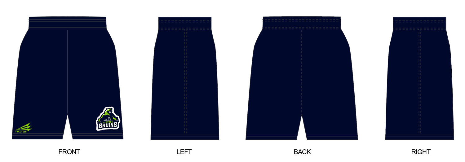 Seattle Bruins Custom Revolution Pocket Shorts #RV1