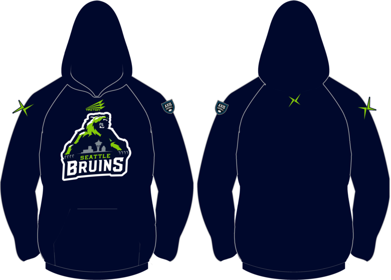 Seattle Bruins Custom Vulcan Hoodie #VH1