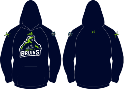 Seattle Bruins Custom Vulcan Hoodie #VH1