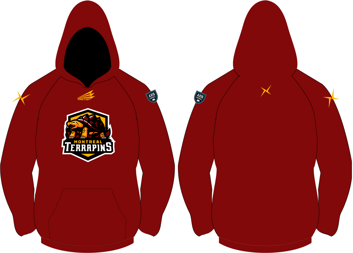 Montreal Terrapins Custom Vulcan Hoodie #VH1