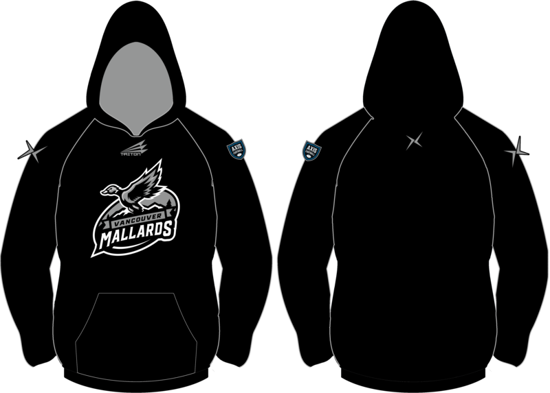 Vancouver Mallards Custom Vulcan Hoodie #VH1