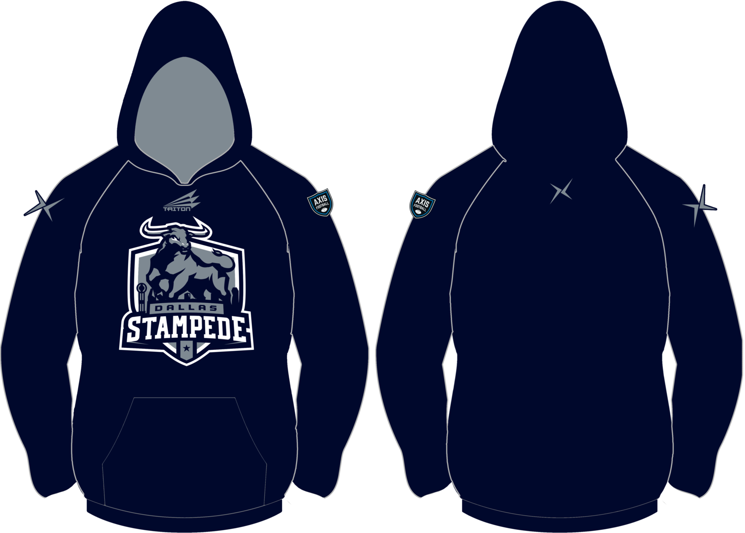 Dallas Stampede Custom Vulcan Hoodie #VH1
