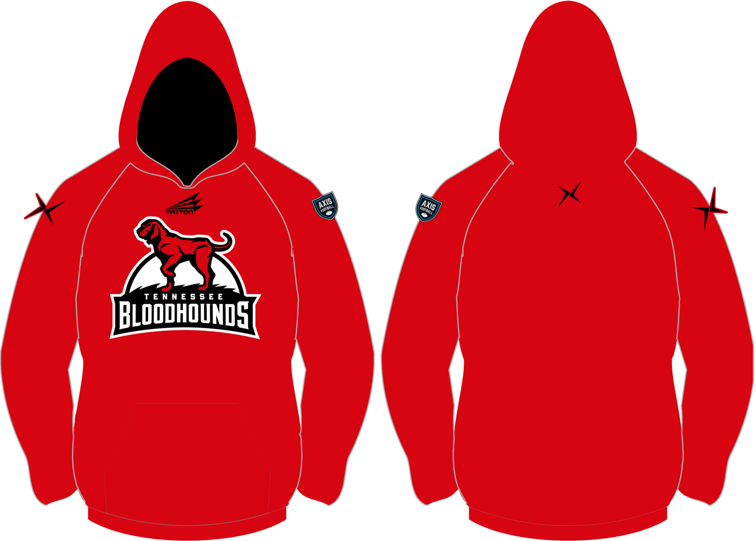 Tennessee Bloodhounds Custom Vulcan Hoodie #VH1