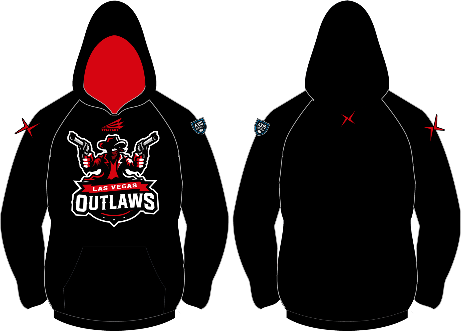Las Vegas Outlaws Custom Vulcan Hoodie #VH1