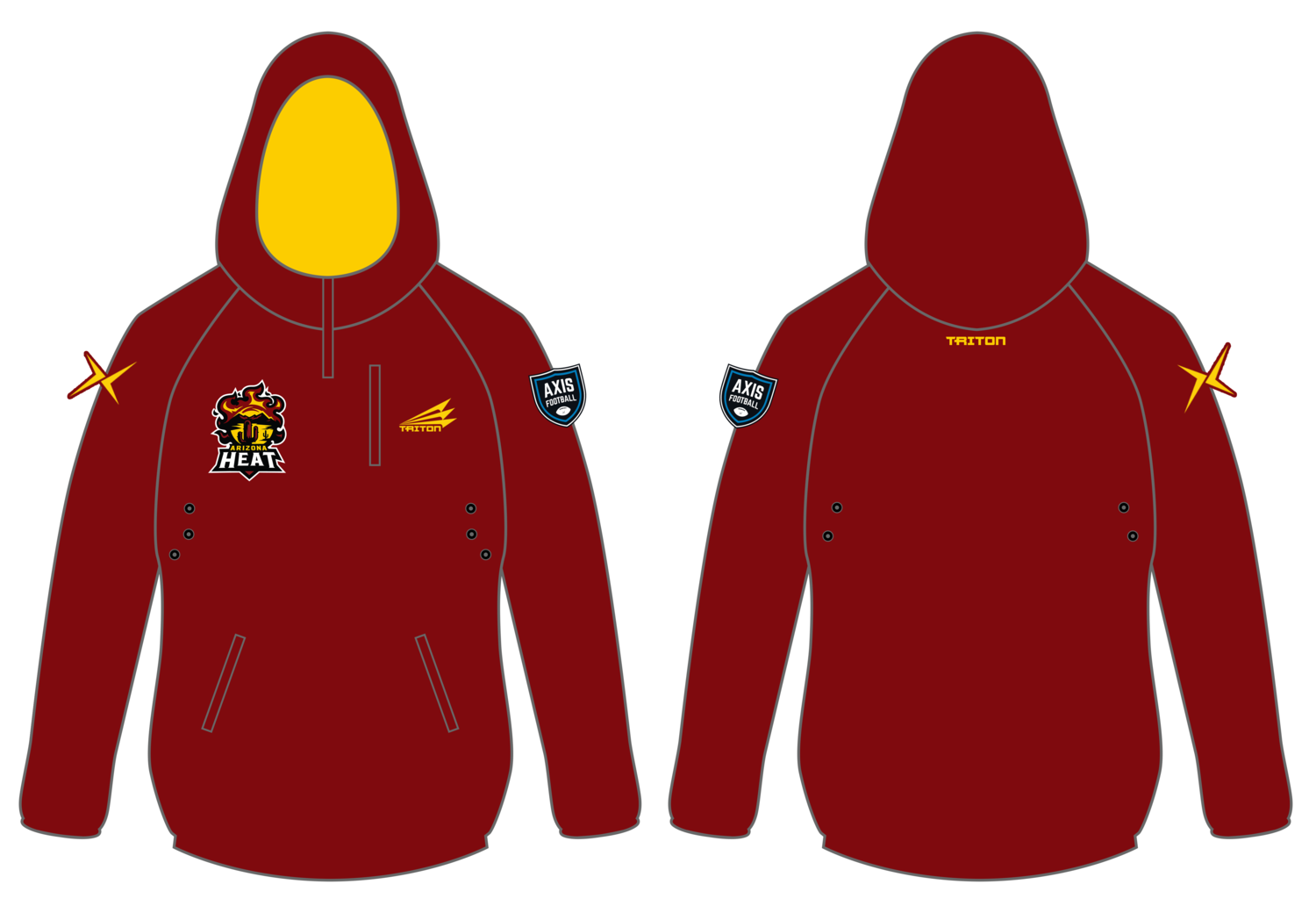 Arizona Heat Custom Gladiator Hoodie #GH1