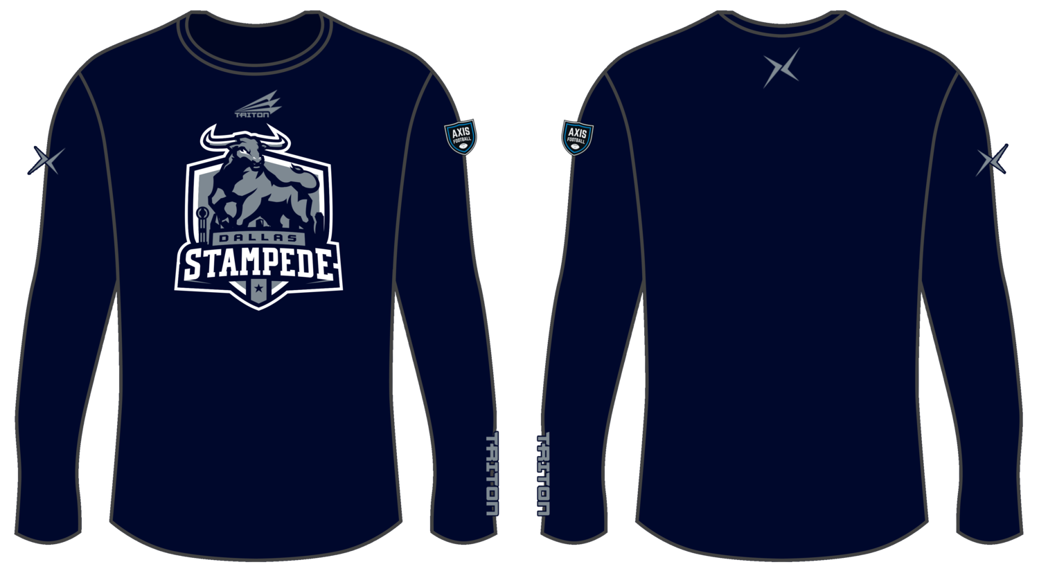 Dallas Stampede Custom Longsleeve HyperTee #LHT1