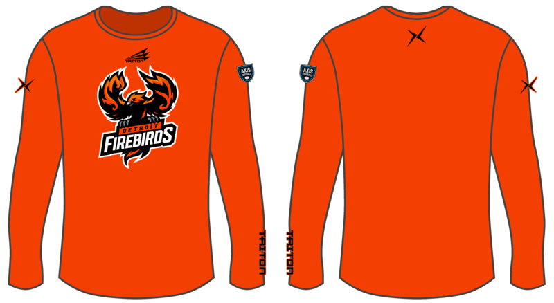 Detroit Firebirds Custom Longsleeve HyperTee #LHT1