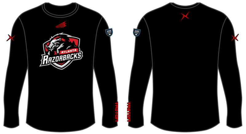 Atlanta Razorbacks Custom Longsleeve HyperTee #LHT1