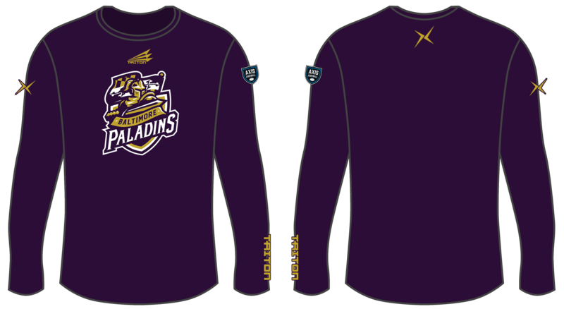Baltimore Paladins Custom Longsleeve HyperTee #LHT1