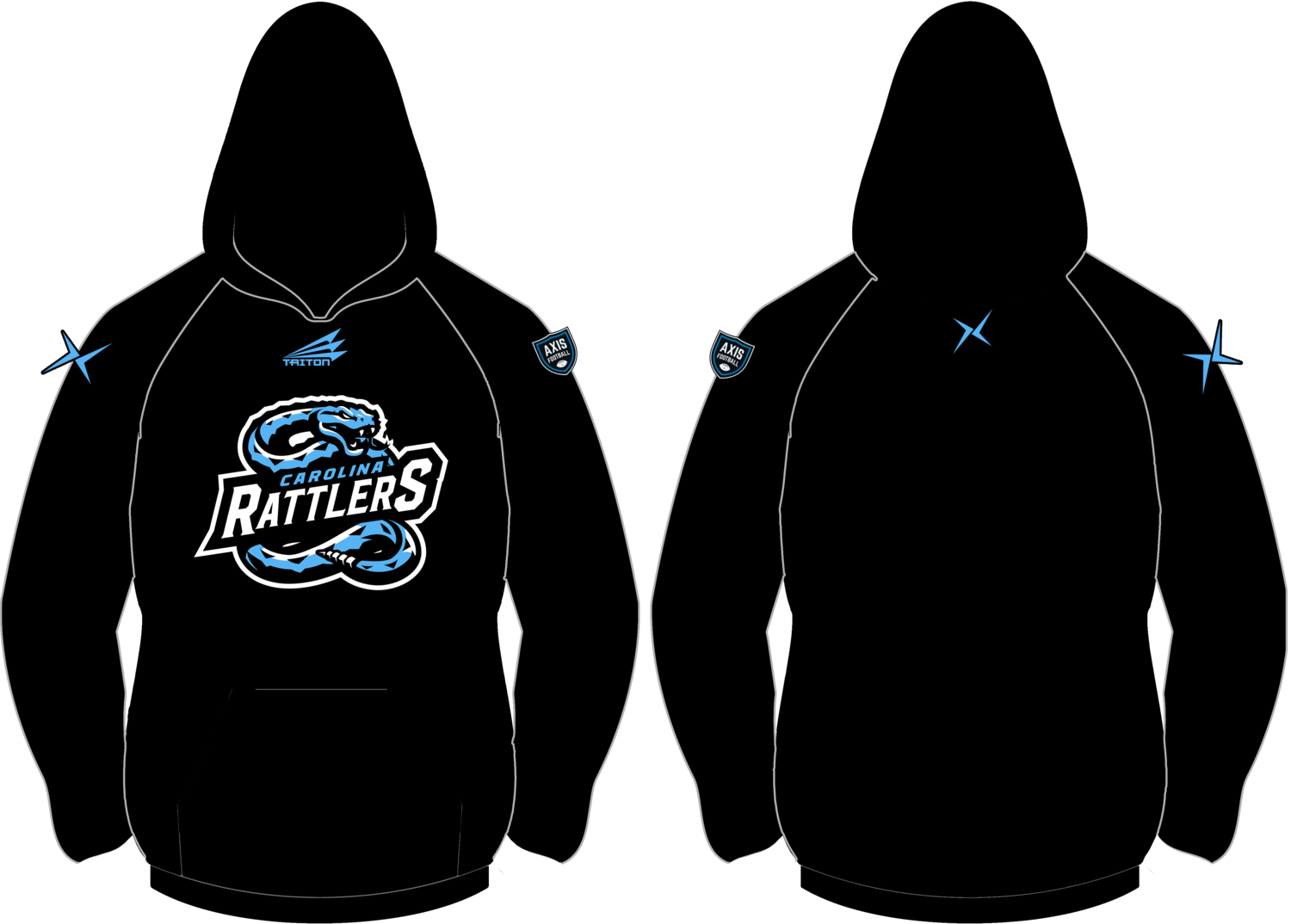 Carolina Rattlers Custom Vulcan Hoodie #VH1