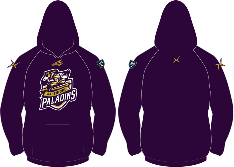 Baltimore Paladins Custom Vulcan Hoodie #VH1