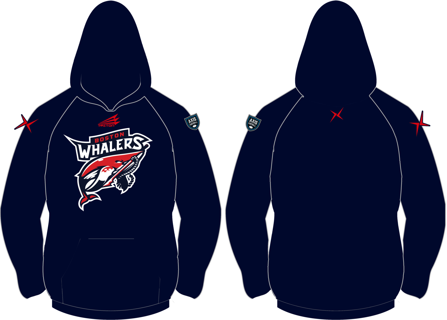 Boston Whalers Custom Vulcan Hoodie #VH1