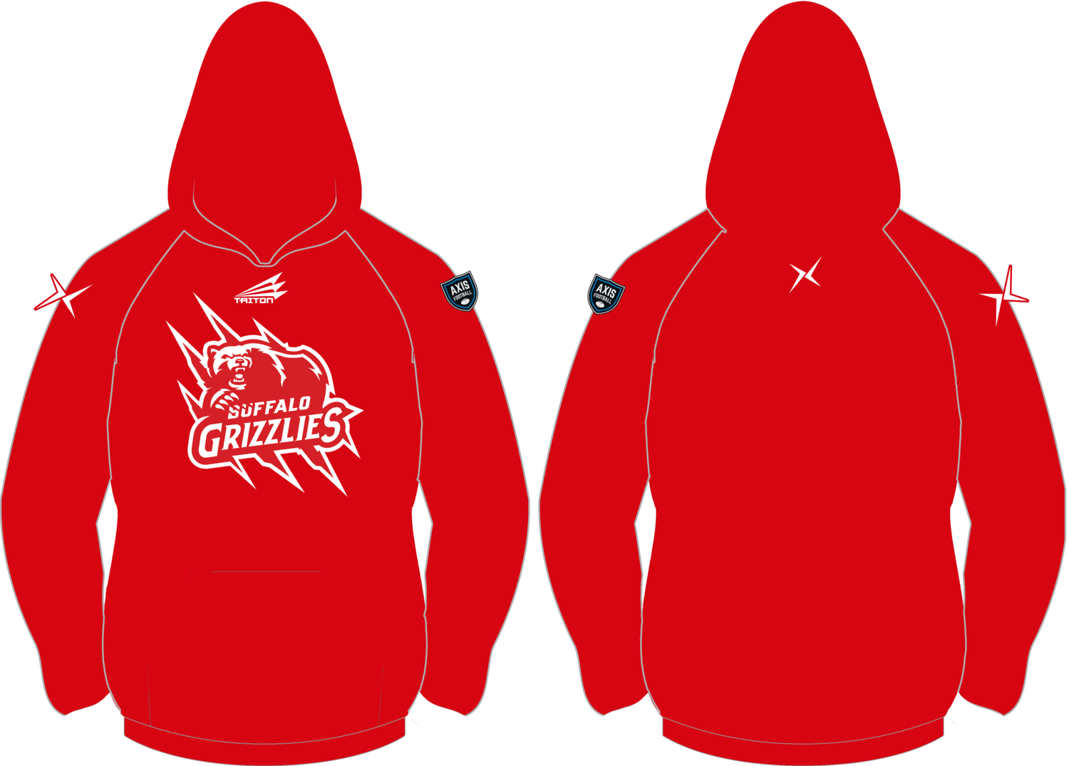 Buffalo Grizzlies Custom Vulcan Hoodie #VH1
