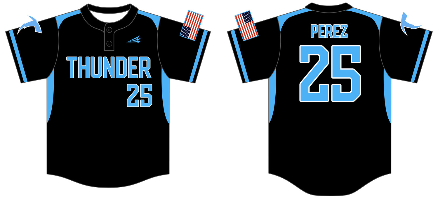 Miami Thunder Custom Hexaflex Baseball Jersey #J6