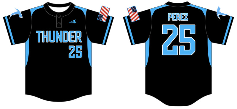 Miami Thunder Custom Hexaflex Baseball Jersey #J6