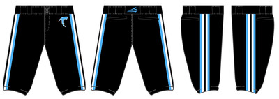 Miami Thunder Stacheman Elite Custom Knicker Baseball Pants #BP6B