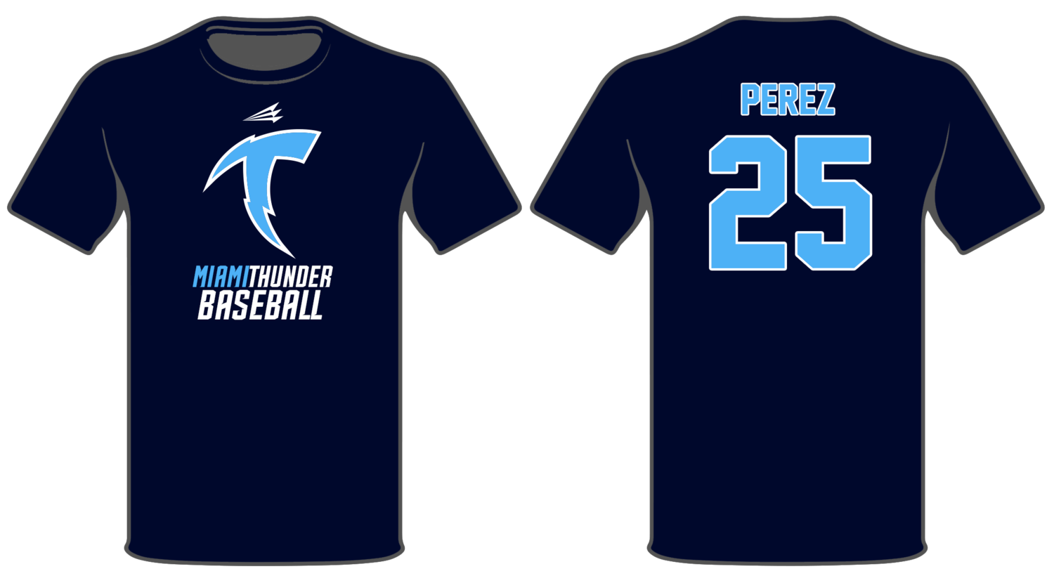 Miami Thunder Custom HyperTee #HT2