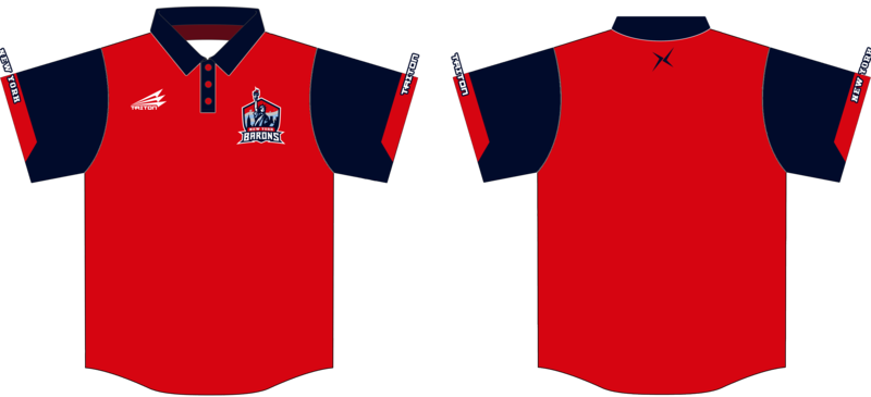 New York Barons Custom HyperPolo #HP1