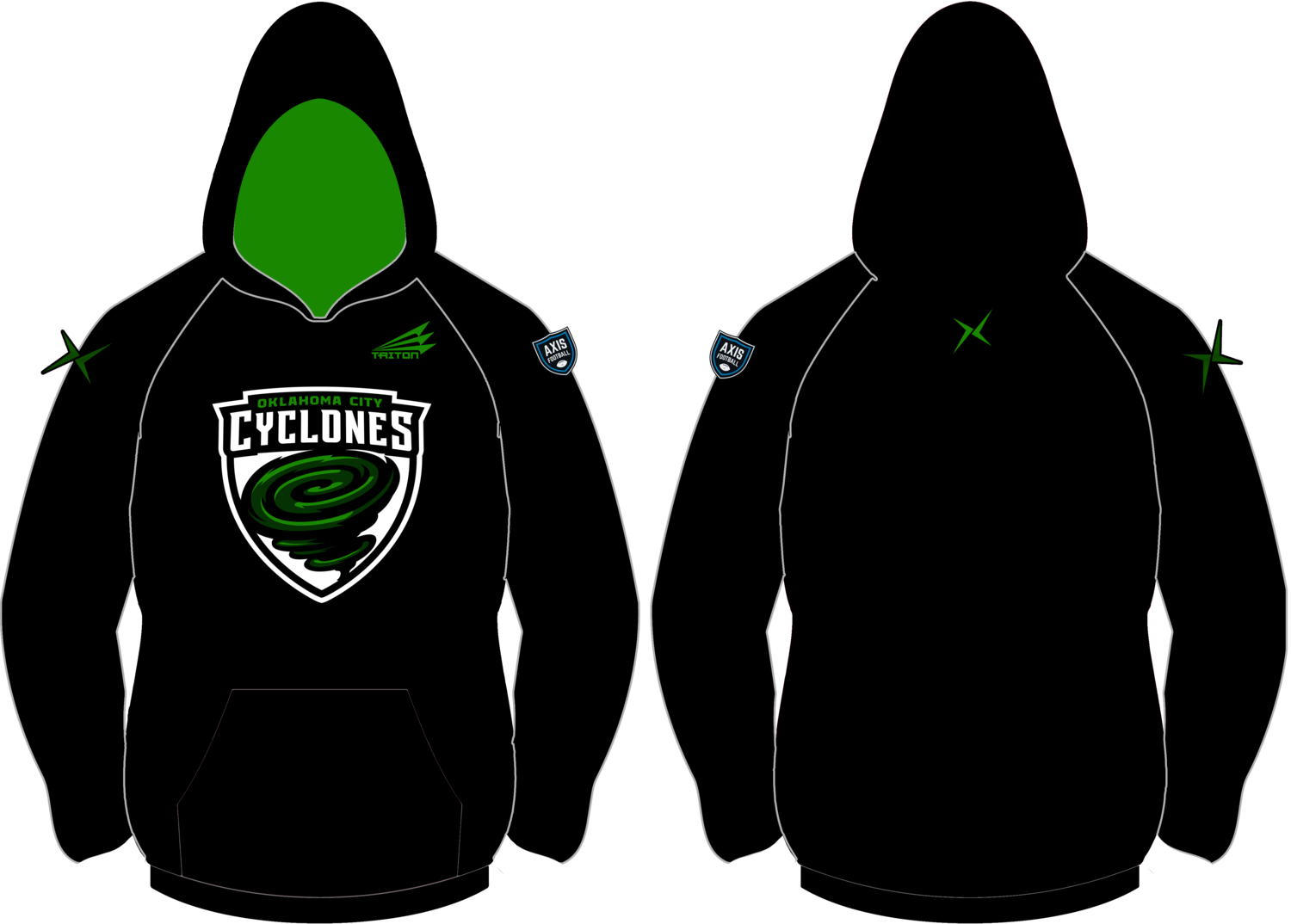 Oklahoma City Cyclones Custom Vulcan Hoodie #VH1