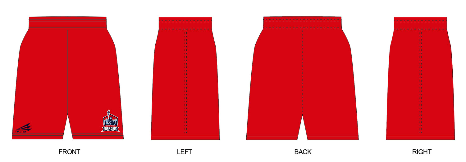 New York Barons Custom Revolution Pocket Shorts #RV1