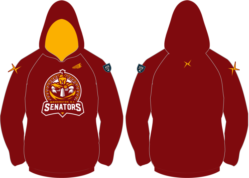 Washington D.C. Senators Custom Vulcan Hoodie #VH1