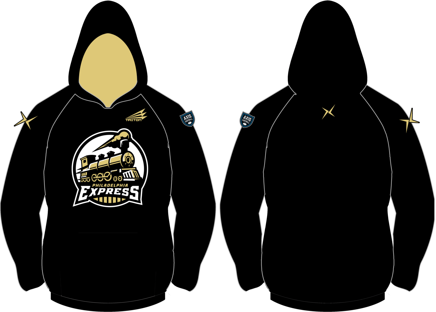 Philadelphia Express Custom Vulcan Hoodie #VH1