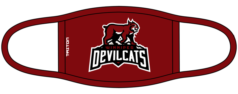 Winnipeg Devilcats Custom Face Mask #FM1