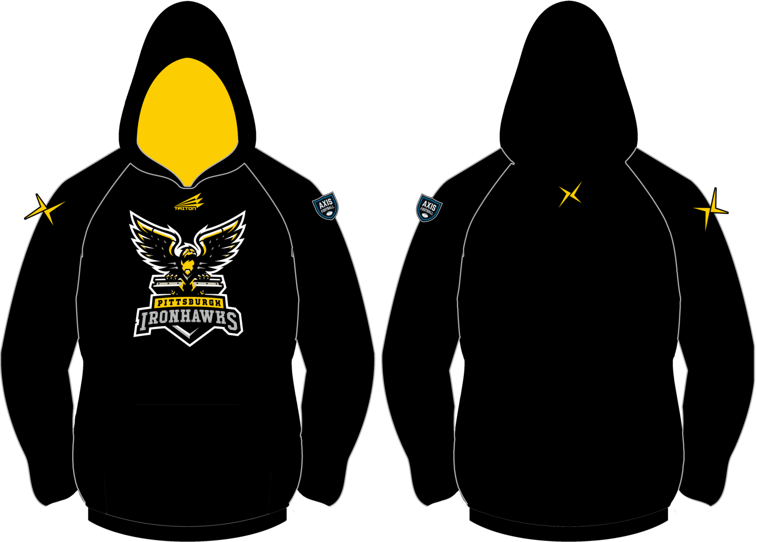 Pittsburg Ironhawks Custom Vulcan Hoodie #VH1