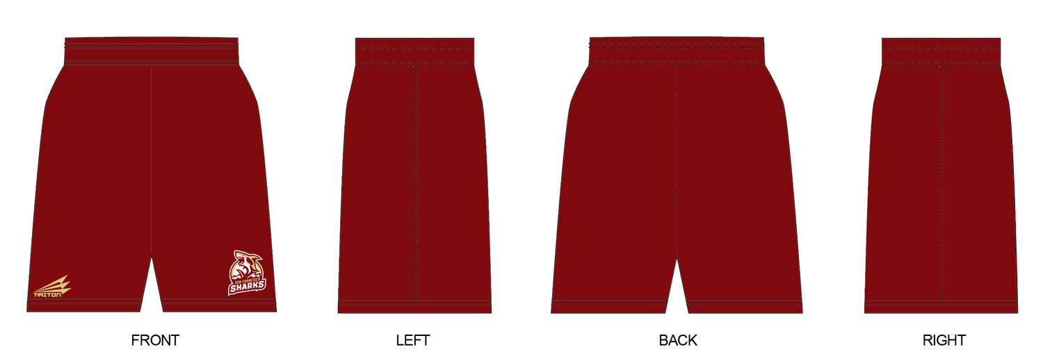 San Francisco Sharks Custom Revolution Pocket Shorts #RV1