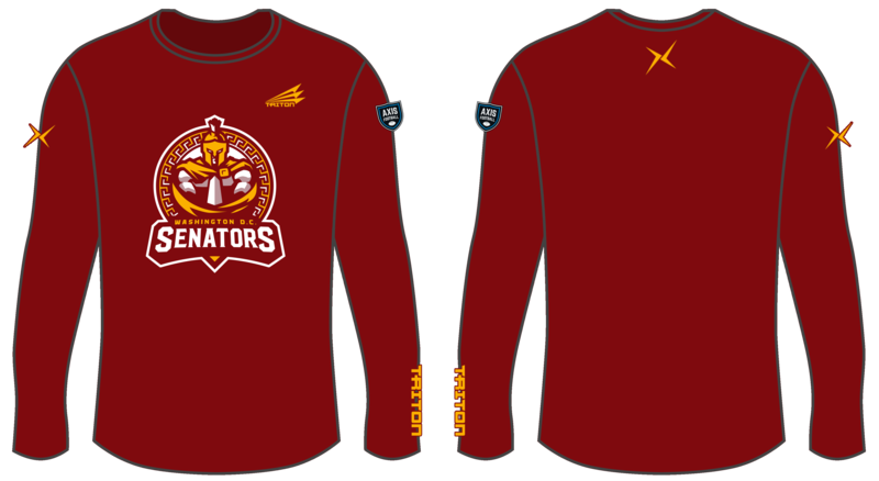 Washington D.C. Senators Custom Long Sleeve HyperTee #HT1