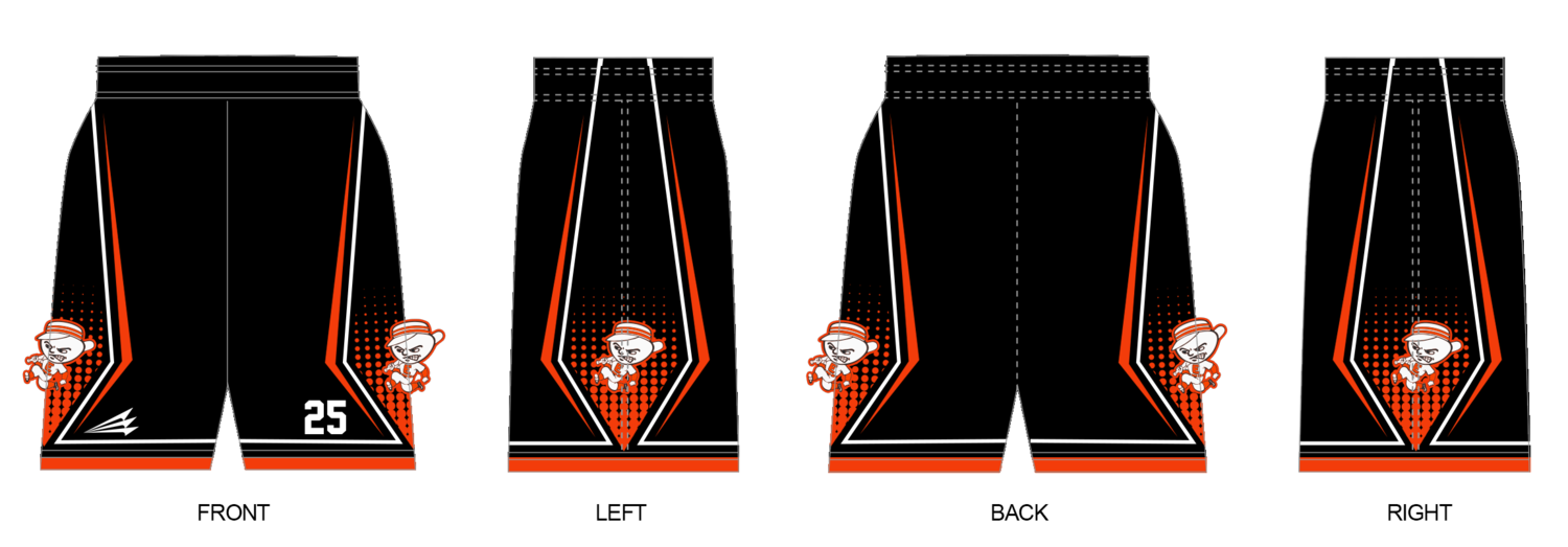 Cyclones (Treadway) Custom Revolution Pocket Shorts #RV4