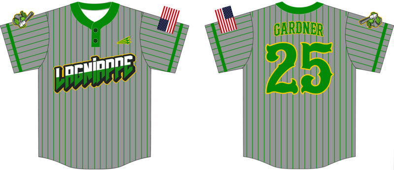 Louisiana Lagniappe Custom NanoDri Baseball Jersey #J4c