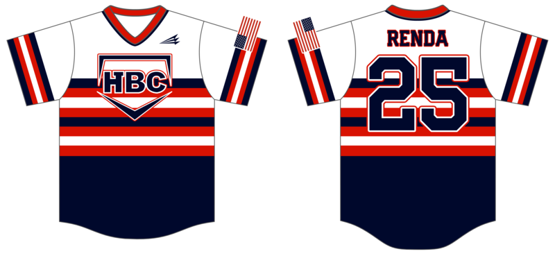 HBC 10U (Durden) Custom Hexaflex Baseball Jersey #J4G