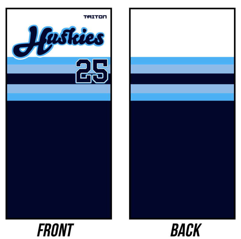 Brooklyn Huskies Custom Gaiter #GM2B