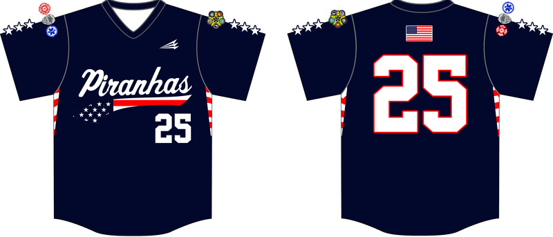 Piranhas Custom NanoDri Baseball Jersey #J38