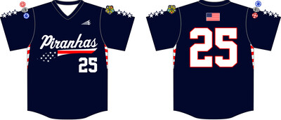 Piranhas Custom NanoDri Baseball Jersey #J38